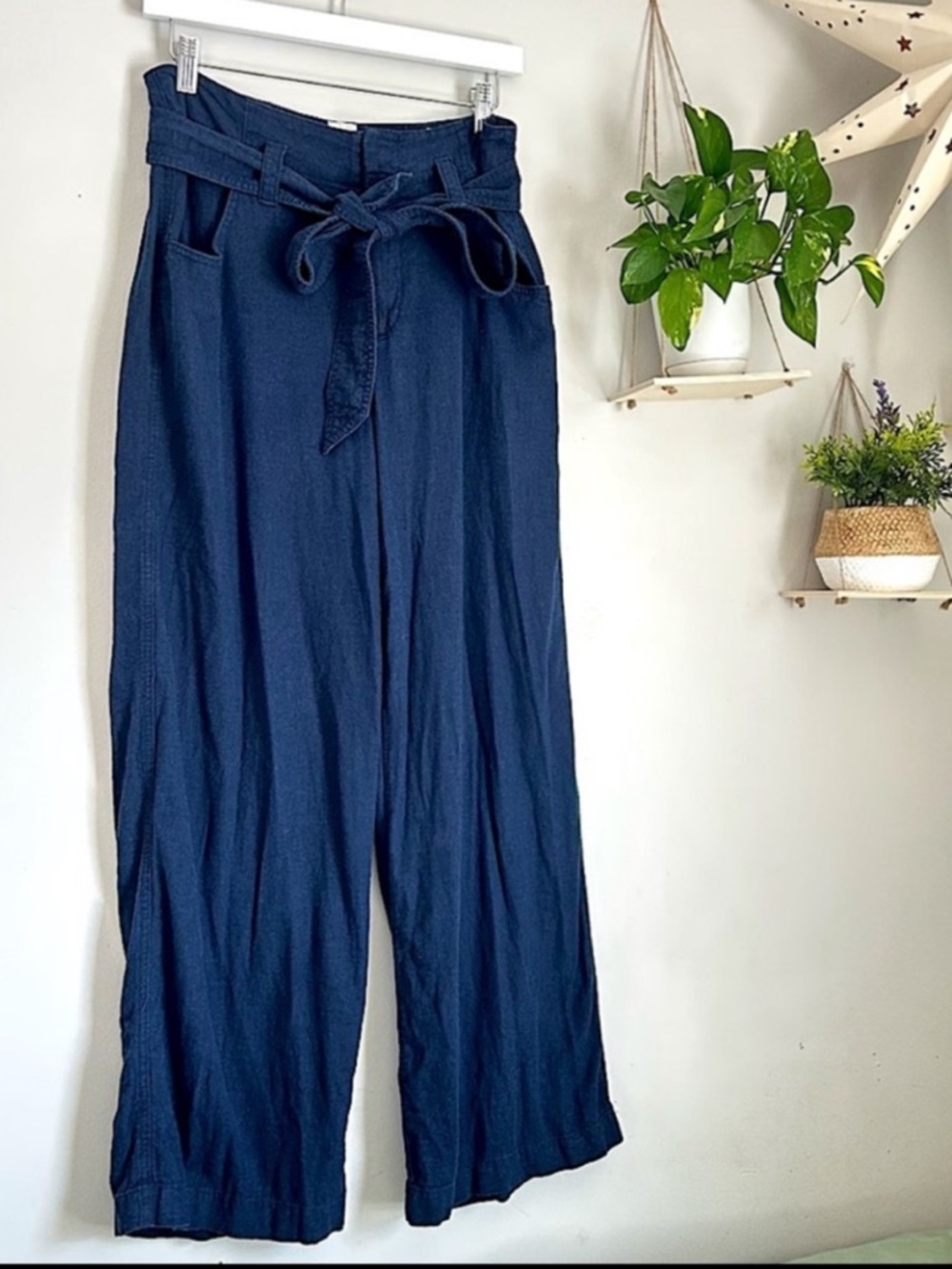 🩷GAP HIGH WAISTED HIGH RISE FLOWY WIDE LEG PANT SIZE 6 TRENDING CASUAL CAPSULE